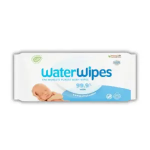 WaterWipes – Lingettes Bébé Ultra Pures (Paquet individuel 60 lingettes)