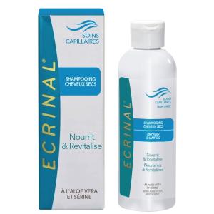 ECRINAL Shampooing Cheveux Secs – Nourrit & Revitalise avec Aloe Vera et Sérine