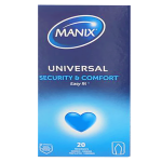 Manix Universal – Boîte de 20 Préservatifs