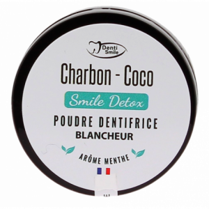 Denti Smile Charbon Coco - Smile Detox Poudre Dentifrice