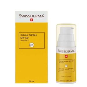 SWISSDERMA CREME TEINTEE SPF 50+ TEINTE CLAIRE 50 ML