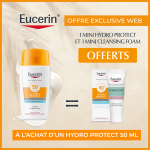 Eucerin Hydro Protect SPF 50+ 50 ml + 2 Minis Offerts