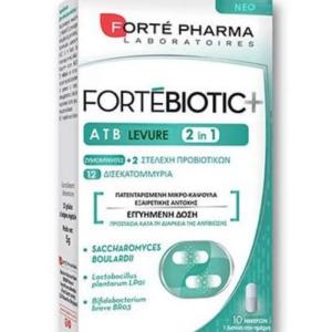 FORTE PHARMA FORTE BIOTIC+ ATB 2 EN 1 LEVURE 10 CAPSULES