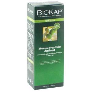 BIOKAP SHAMPOING HUILE APAISANT CUIR CHEVELU SENSIBLE ET IRRITE 200 ML