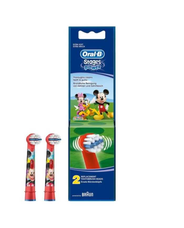 ORAL B STAGES POWER 2 TETES DE REMPLACEMENT EXTRA SOFT