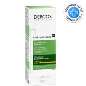 VICHY DERCOS SHAMPOING ANTIPELLICULAIRE DS CHEVEUX SECS 200 ML