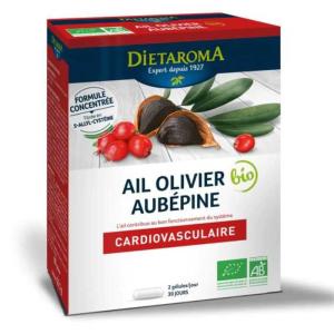 DIETAROMA AIL OLIVIER AUBEPINE 60 GELULES