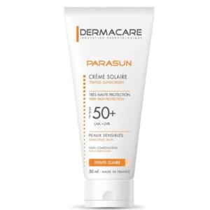 DERMACARE PARASUN CREME SOLAIRE SPF 50+ TEINTE CLAIRE 50 ML