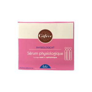 Gifrer Physiologica Sérum Physiologique Bébé – 24 unidoses de 5 ml